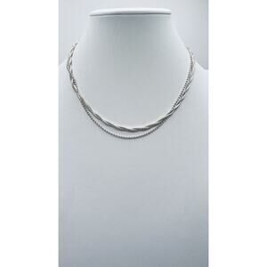 925 Silver Italy Designer Dyadema Multi Layers Chain Ball Bead Braided Mesh Rope